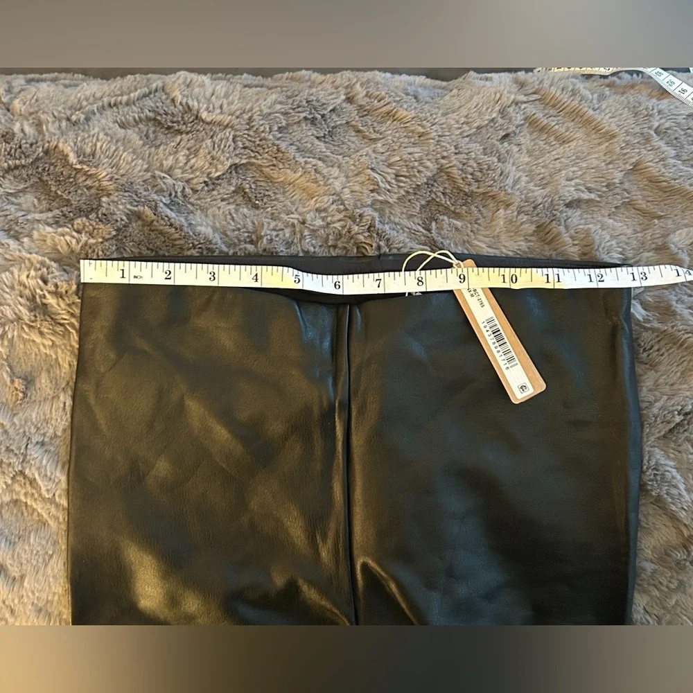 Skims NEW Black faux leather pants😍 - Picture 8 of 12